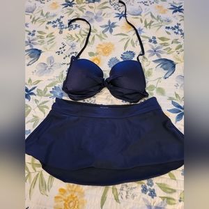 Navy blue bikini